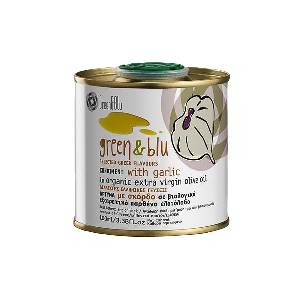 Green & Blu Εξαιρετικά Παρθένο Ελαιόλαδο με Σκόρδο