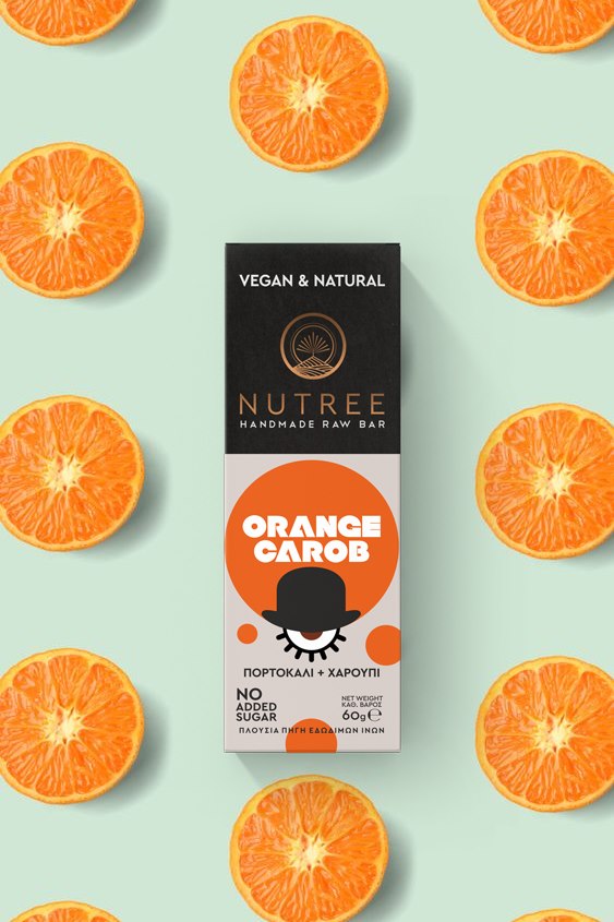Χαρούπι Πορτοκάλι - Μπάρα Ενέργειας NUTREE
