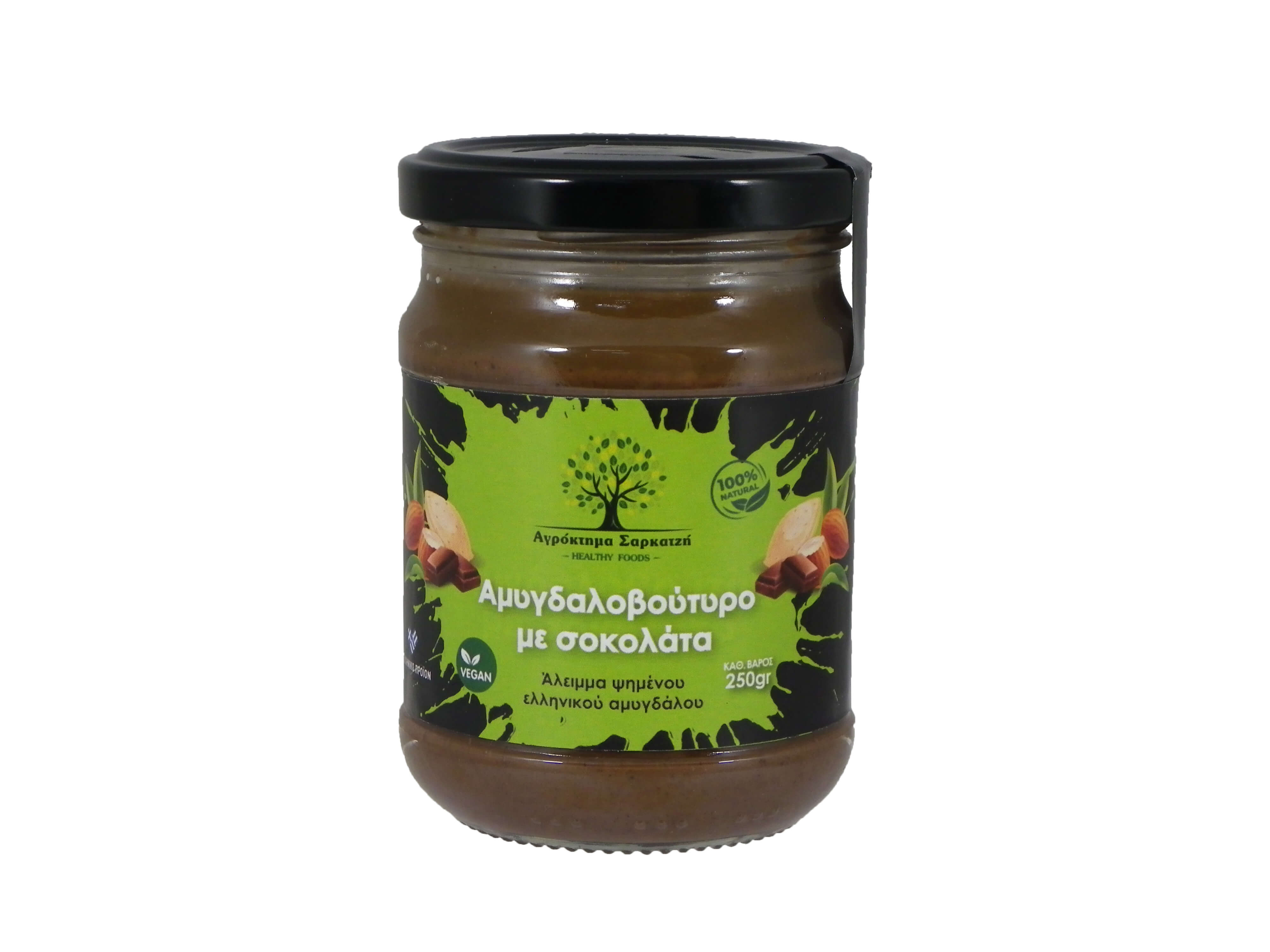 almond butter with black chocolate