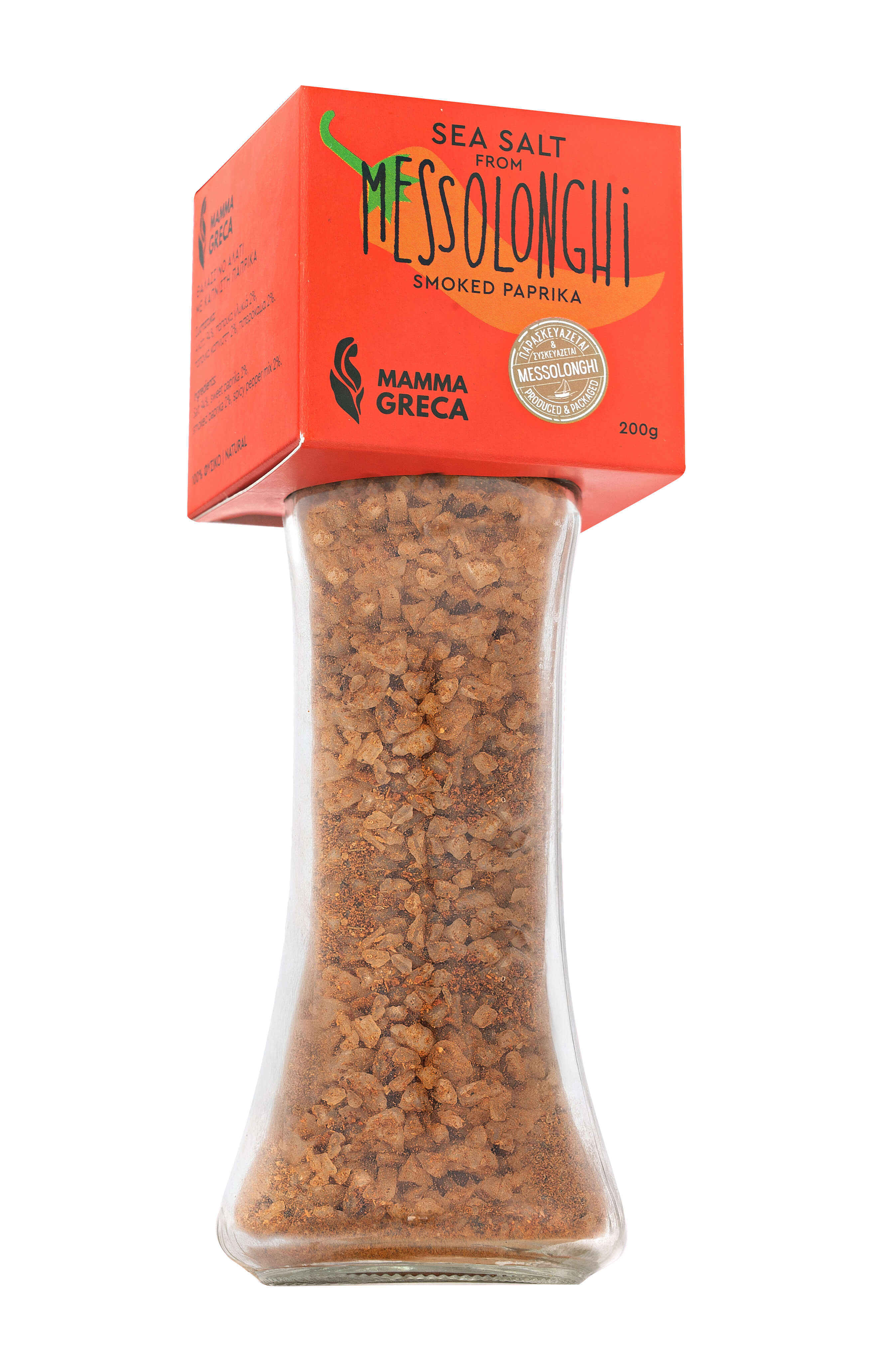 Sea salt from Messolonghi with smoked paprika