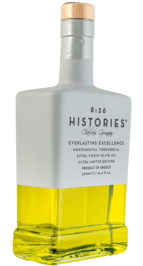 8:26 Histories EVOO Monovarietal Throubolia Luxury Edition 500ml