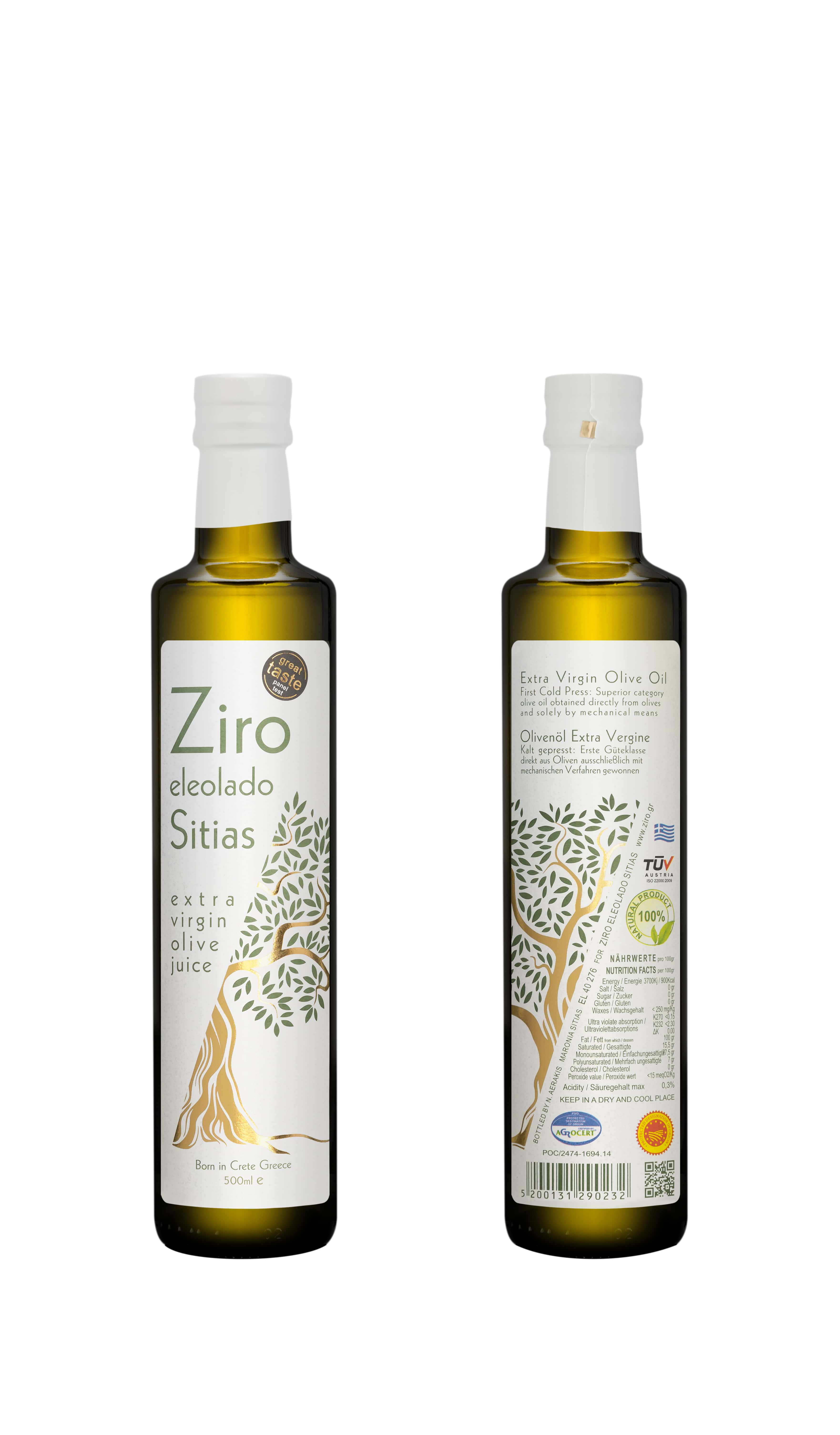 Bottle Dorica 500 ml Bottle Dorica 500 ml