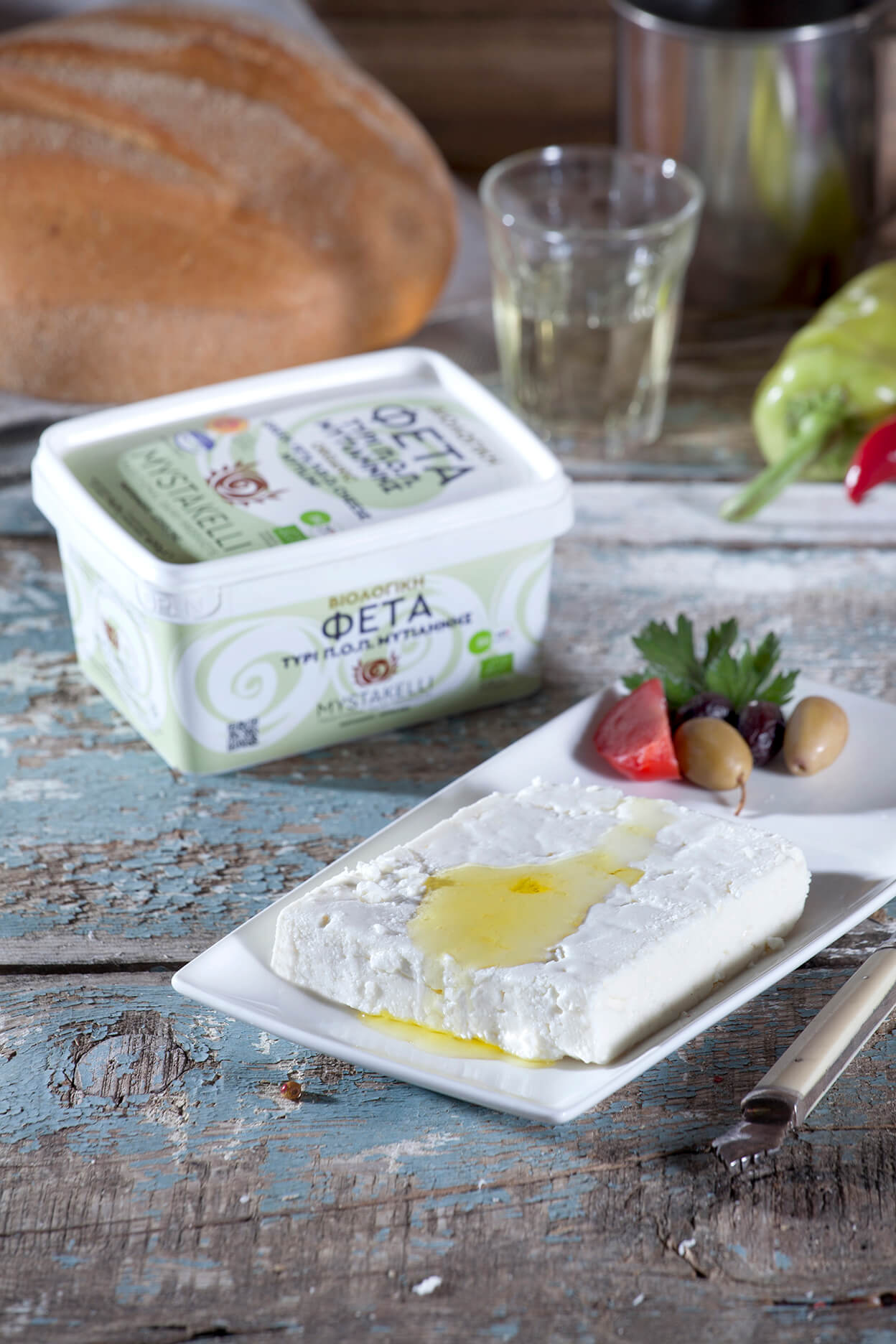 Βιολογική Φέτα Π.Ο.Π. Μυτιλήνης Βιολογική Φέτα Π.Ο.Π. Μυτιλήνης