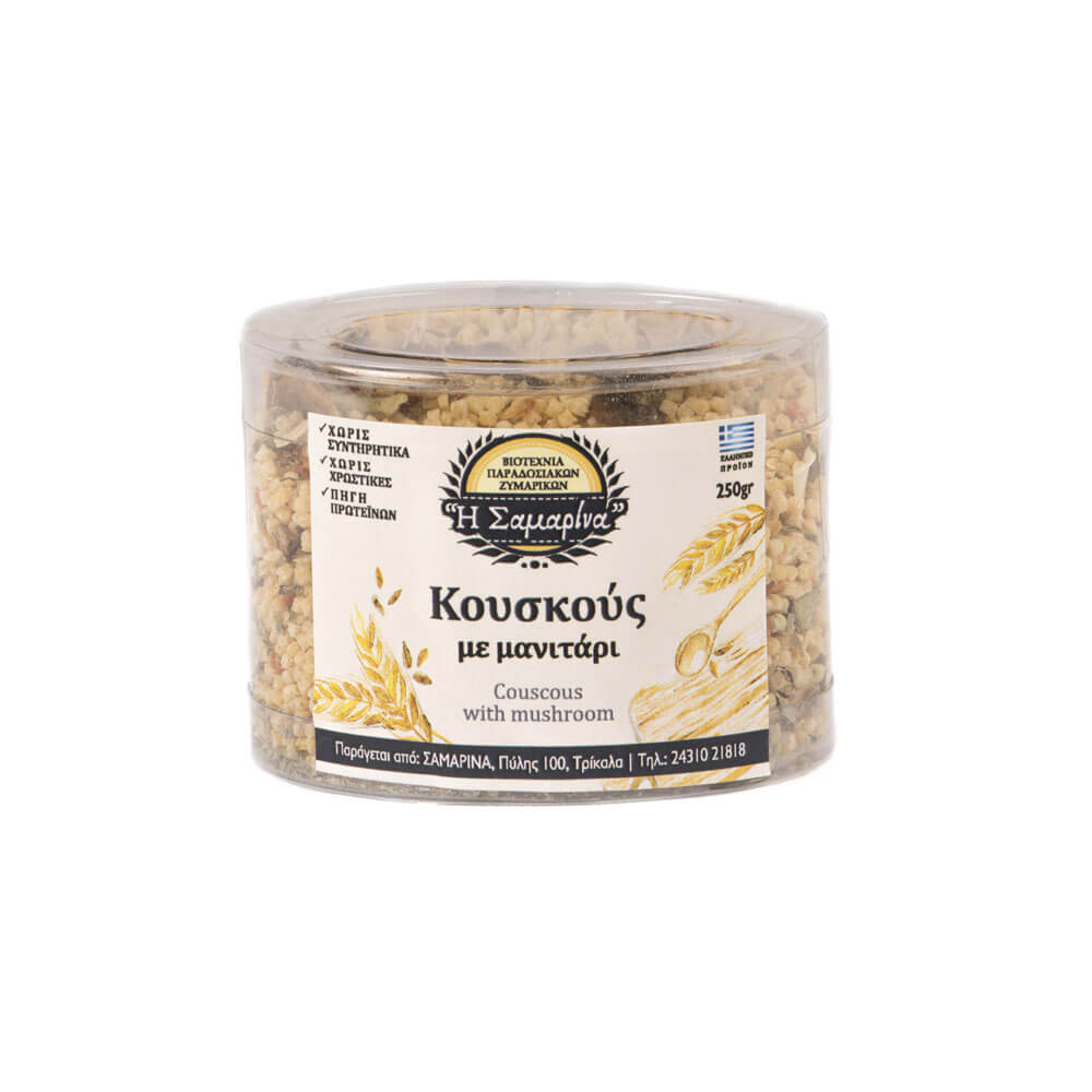 Couscous with mushrooms