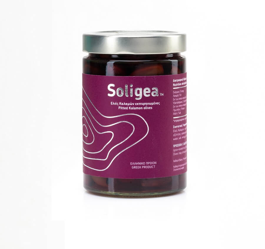Soligea Ελιές Καλαμών εκπυρηνωμένες Soligea Ελιές Καλαμών εκπυρηνωμένες