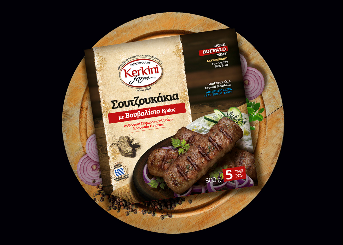 KERKINI FARM - Σουτζουκάκια με Βουβαλίσιο Κρέας 500gr KERKINI FARM - Σουτζουκάκια με Βουβαλίσιο Κρέας 500gr