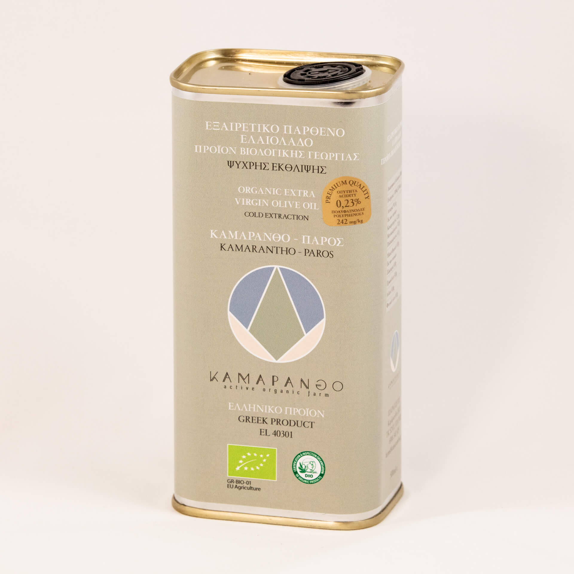 Εξαιρετικό Παρθένο Ελαιόλαδο Καμάρανθο 500 ml