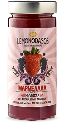 Strawberry jam with lemon juice