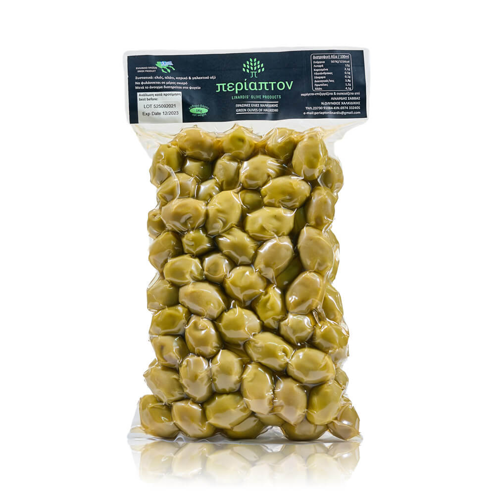 Πράσινες Ελιές Χαλκιδικής 1000gr