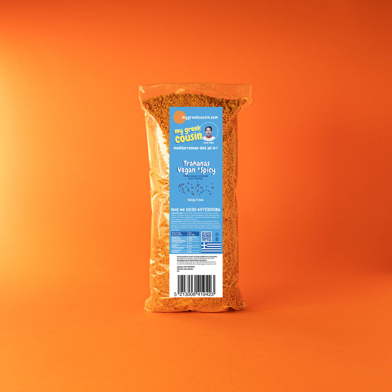 Τραχανάς Καυτερός 500γρ