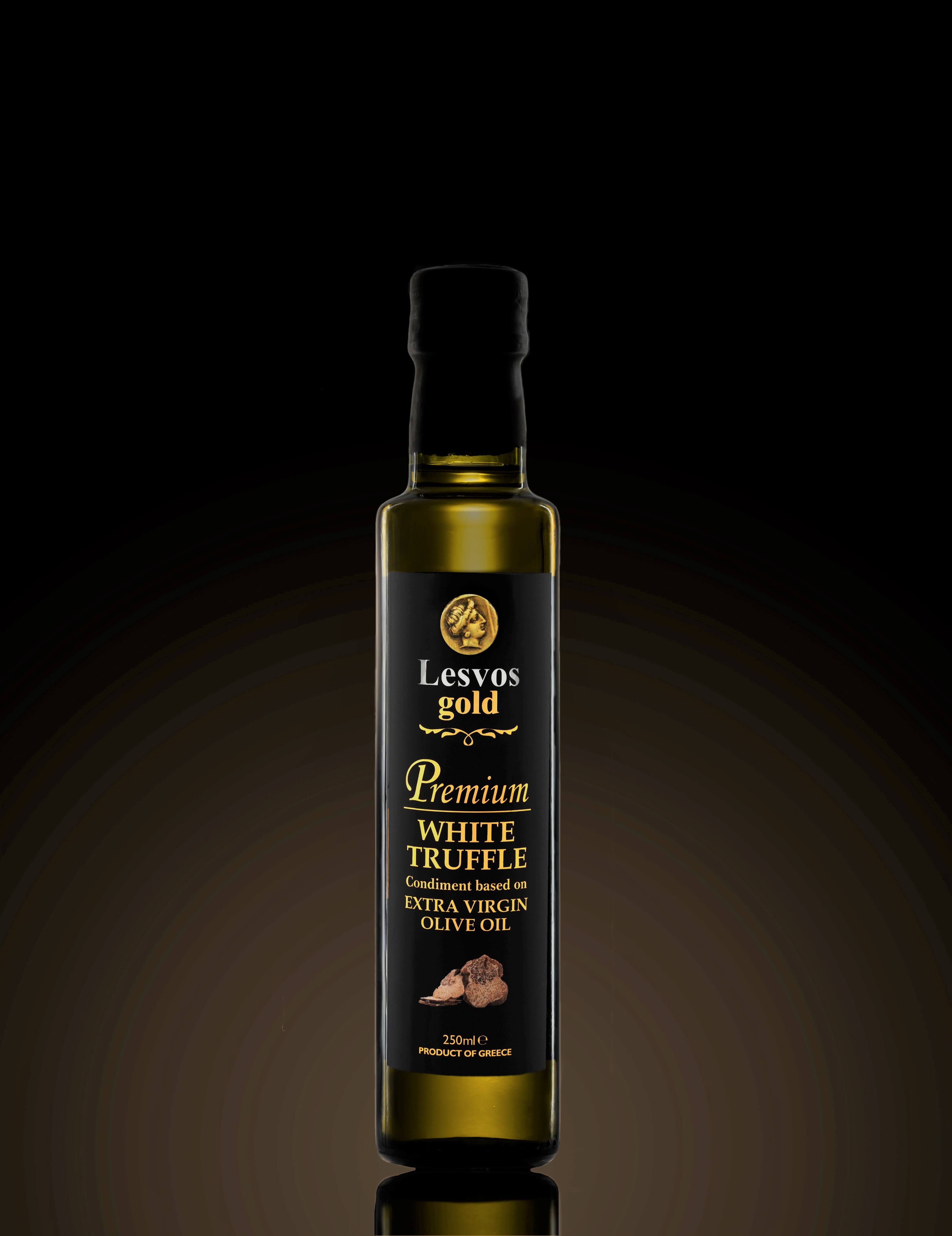LESVOS GOLD Premium TRUFFLE Oil Based on Extra Virgin Olive Oil