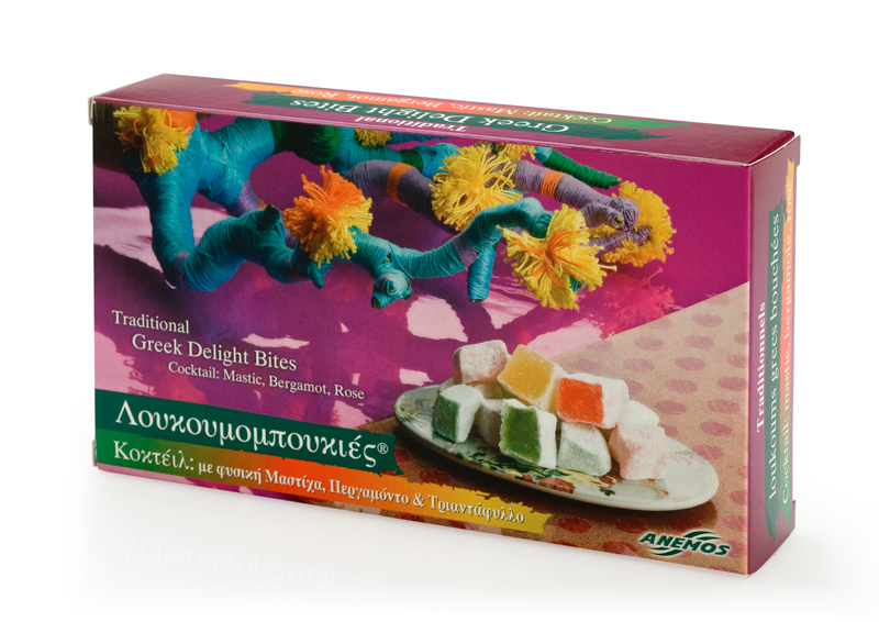 Λουκούμια Χίου κοκτέϊλ σε χαρτ. κουτί 200g