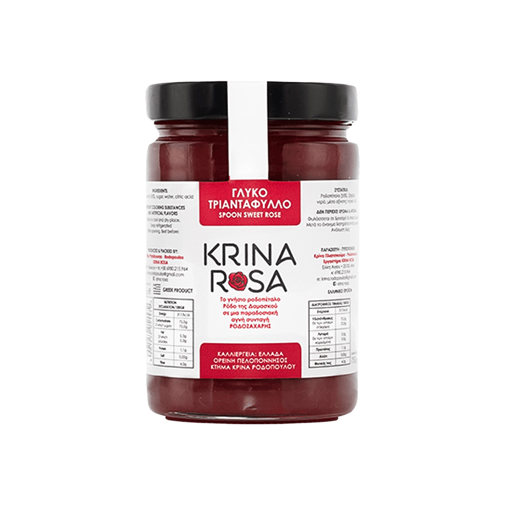 Krina Rosa Γλυκό του Κουταλιού Τριαντάφυλλο