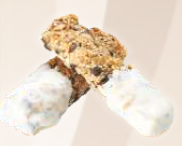 Cereal bar with white chocolate Cereal bar with white chocolate