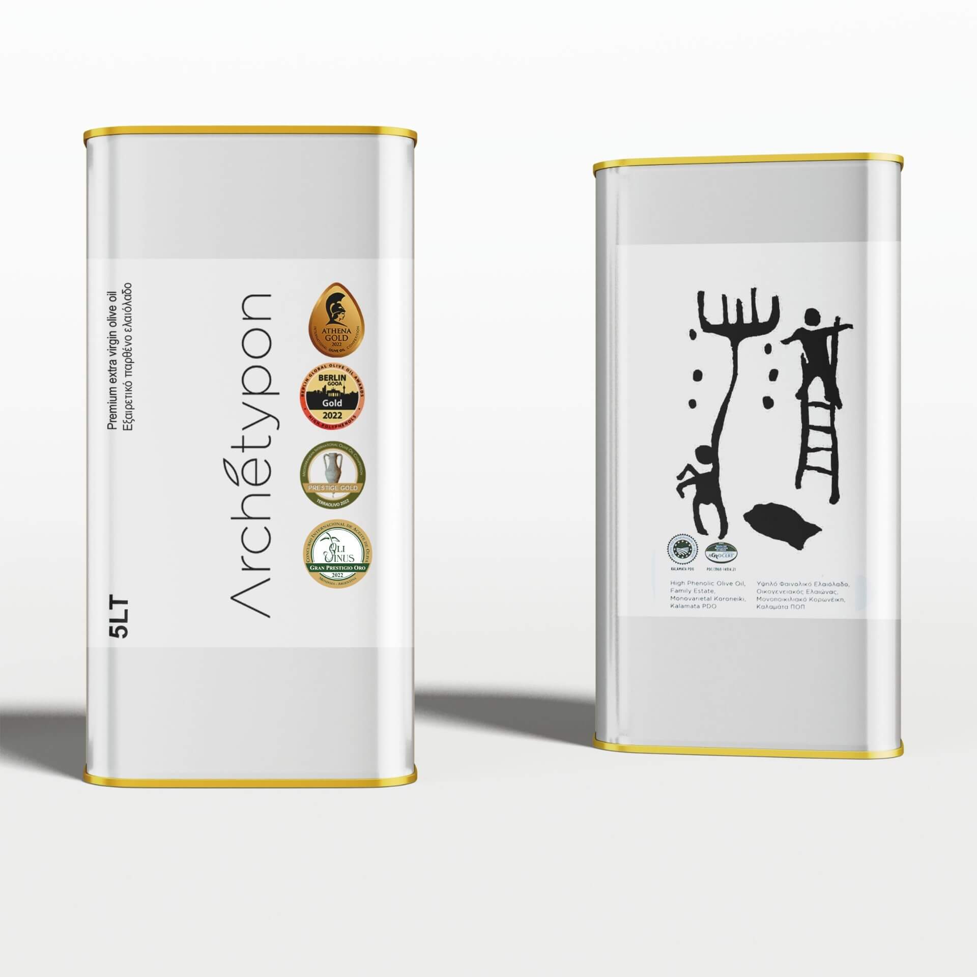 Archetypon Εξαιρετικό Παρθένο Ελαιόλαδο, 5lt