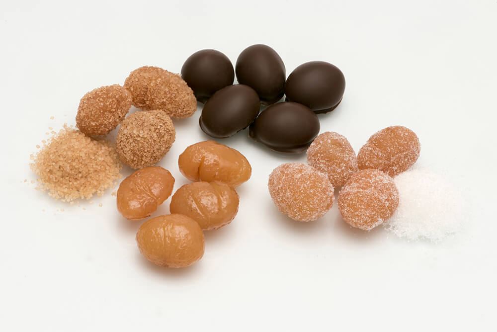 CANDIED CHESNUTS DRAINED