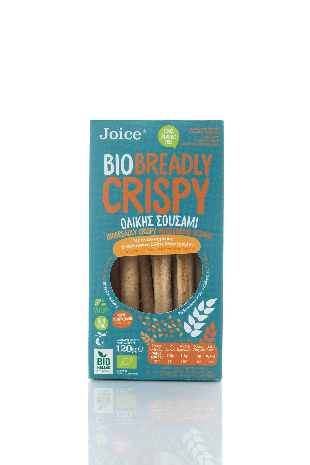 Bio BREADLY CRISPY WHOLEGRAIN SESAME Bio BREADLY CRISPY WHOLEGRAIN SESAME