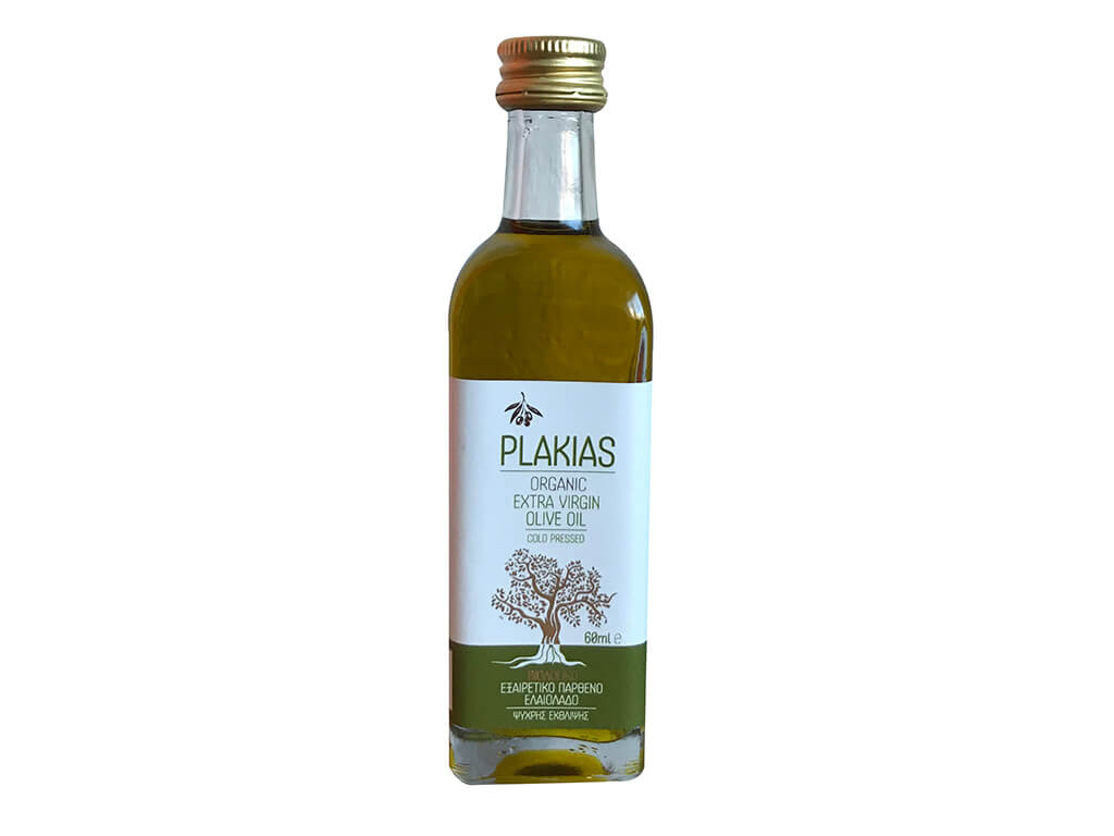 PLAKIAS OLIVE OIL ORGANIC EXTRA VIRGIN 60ml