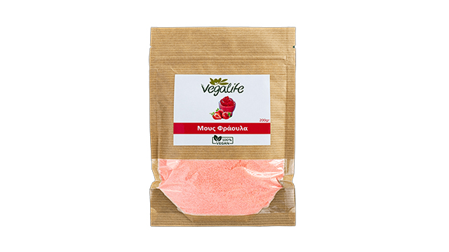 Vegalife Μους Φράουλα σε σκόνη