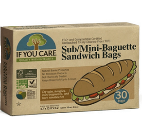 Sub/Mini-Baguette Sandwich Bags