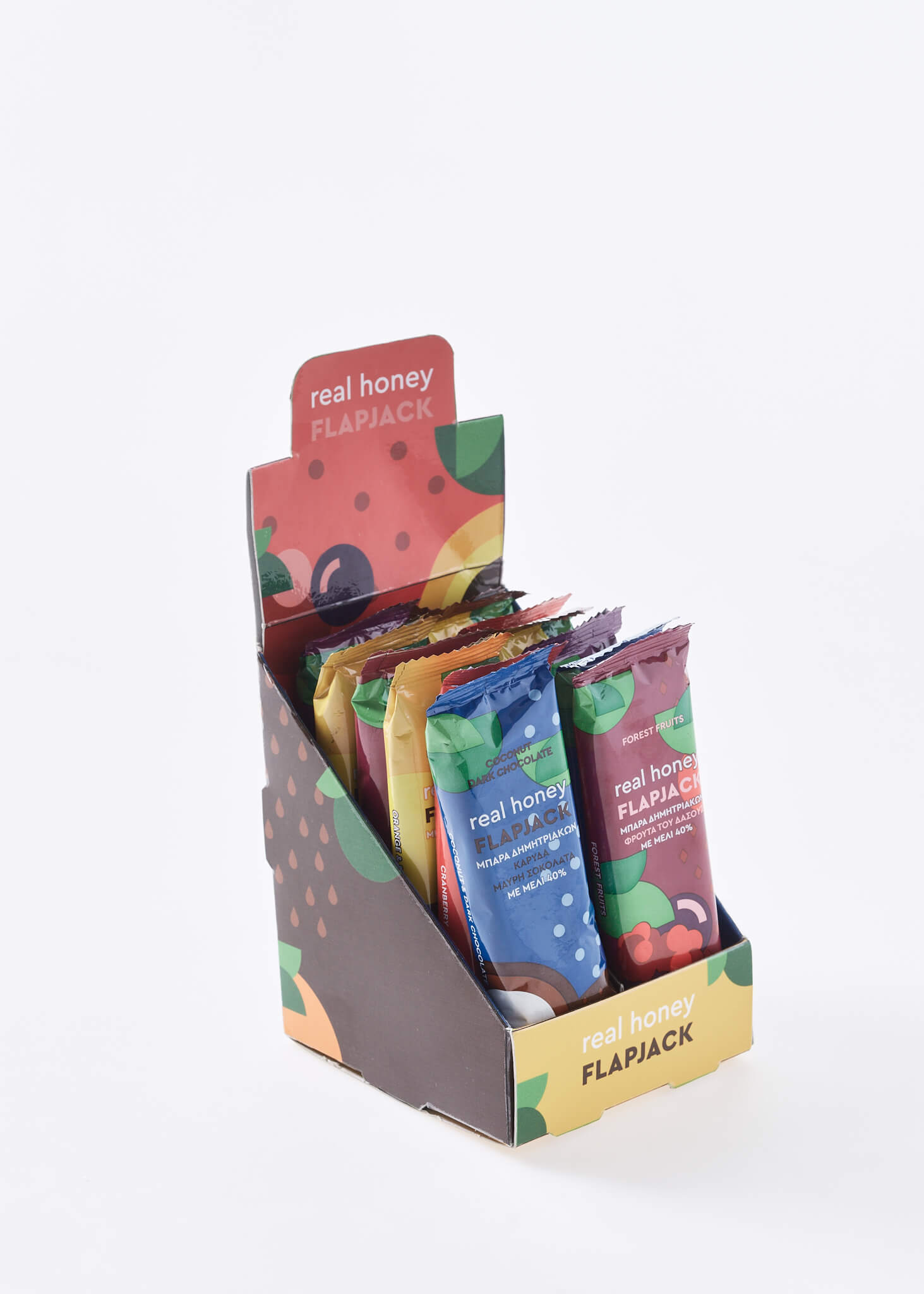 Real Honey Flapjack - Μπάρες Δημητριακών με 40% Μέλι Real Honey Flapjack - Μπάρες Δημητριακών με 40% Μέλι