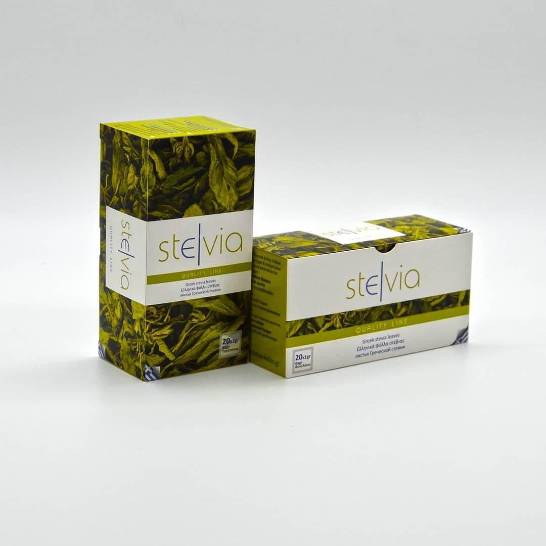 Ελληνικά φύλλα στέβια