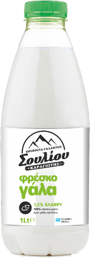 Φρέσκο γάλα ελαφρύ 1,5%