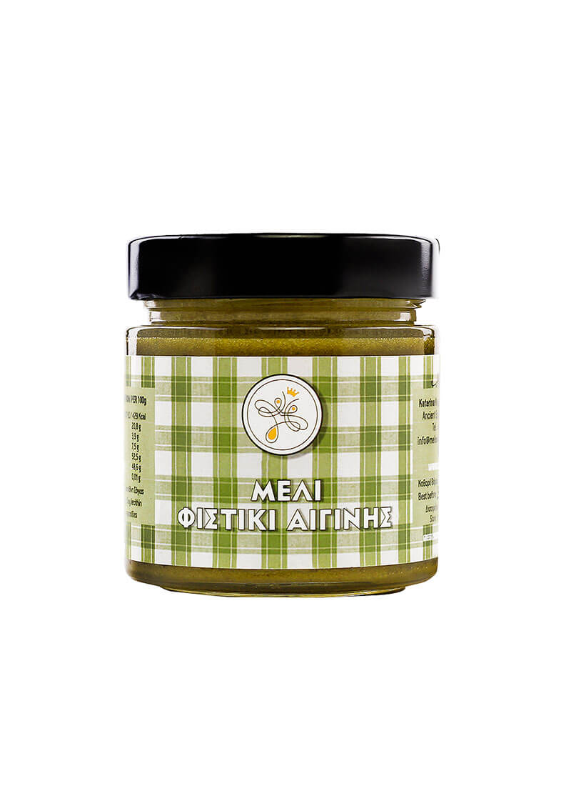 Honey spread with pistachio