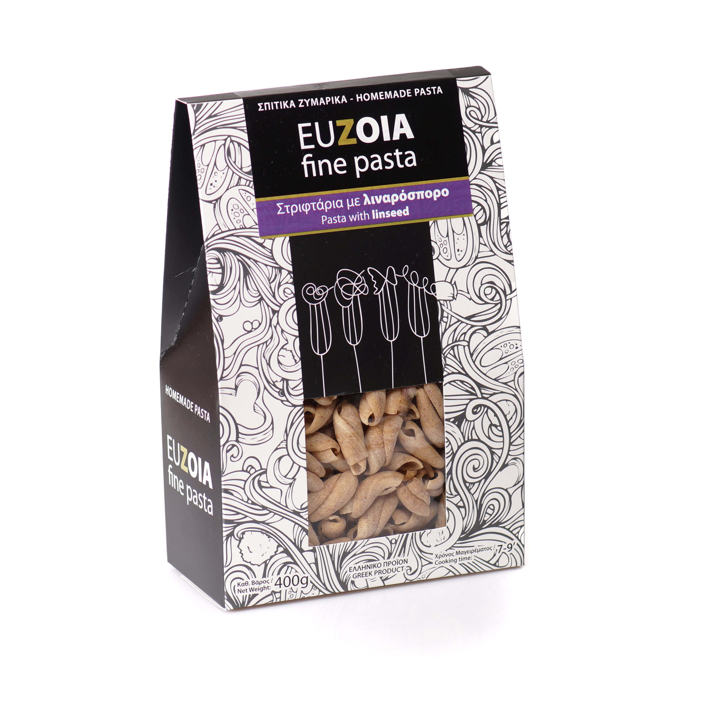Pasta with Flaxseed , 400gr