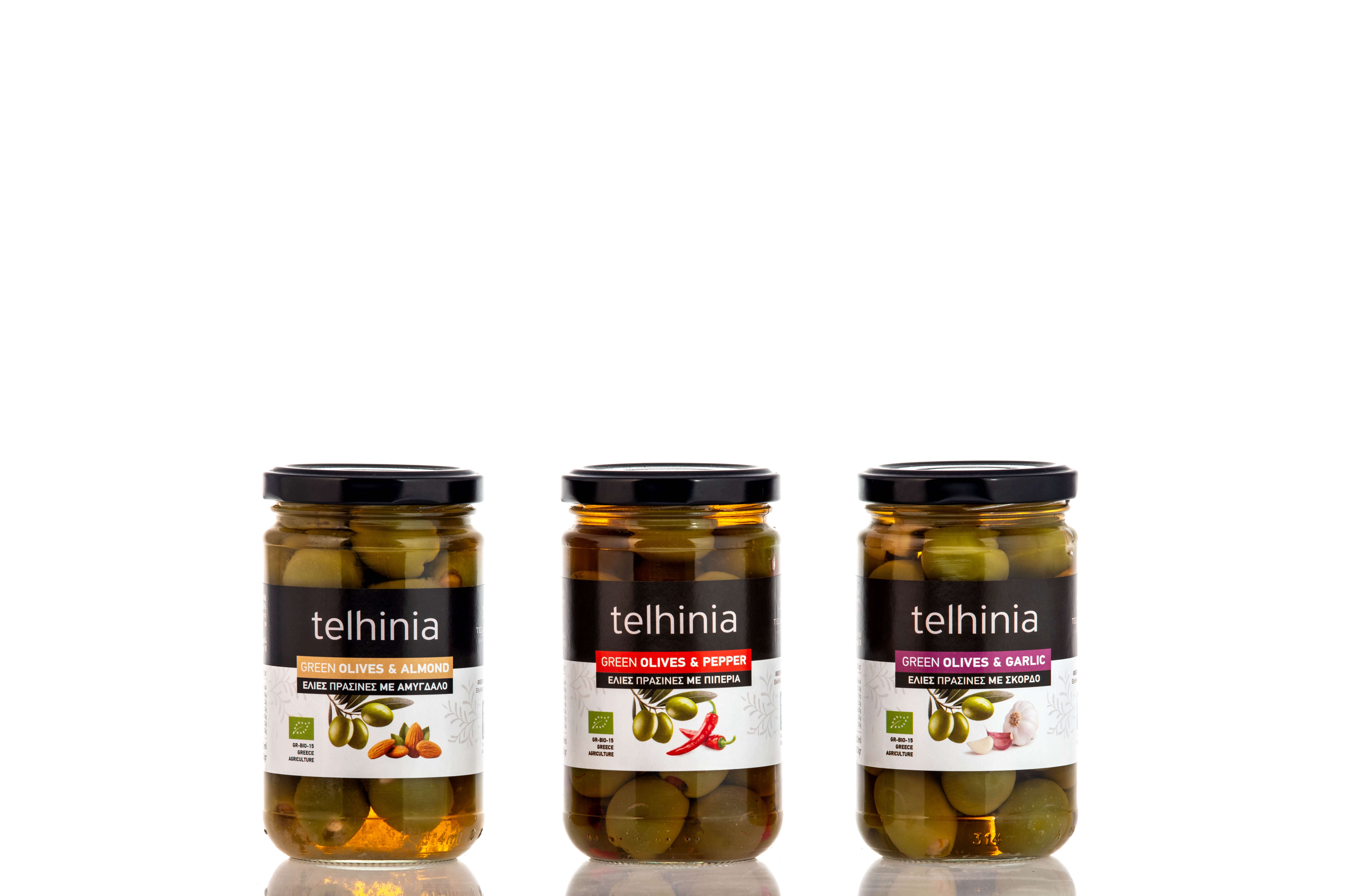 Organic stuffed olives