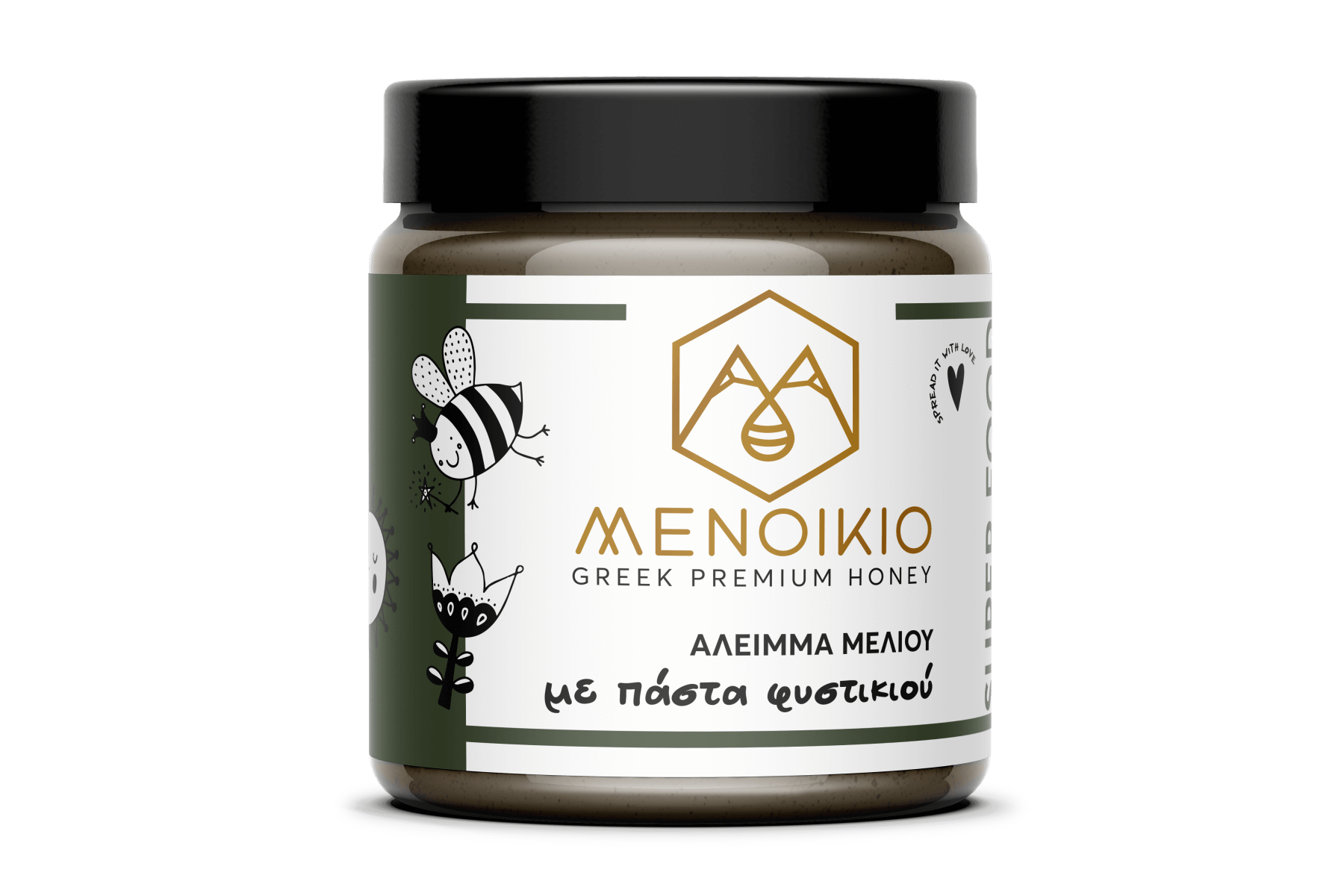 Άλειμμα μελιού με φυστίκι