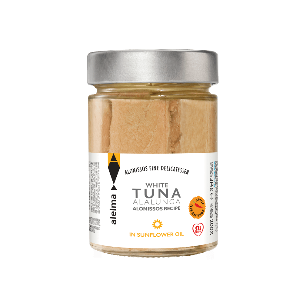 ΛΕΥΚΟΣ ΤΟΝΟΣ ΑΛΟΝΝΗΣΟΥ ΠΙΚΑΝΤΙΚΟΣ ΣΕ ΗΛΙΕΛΑΙΟ