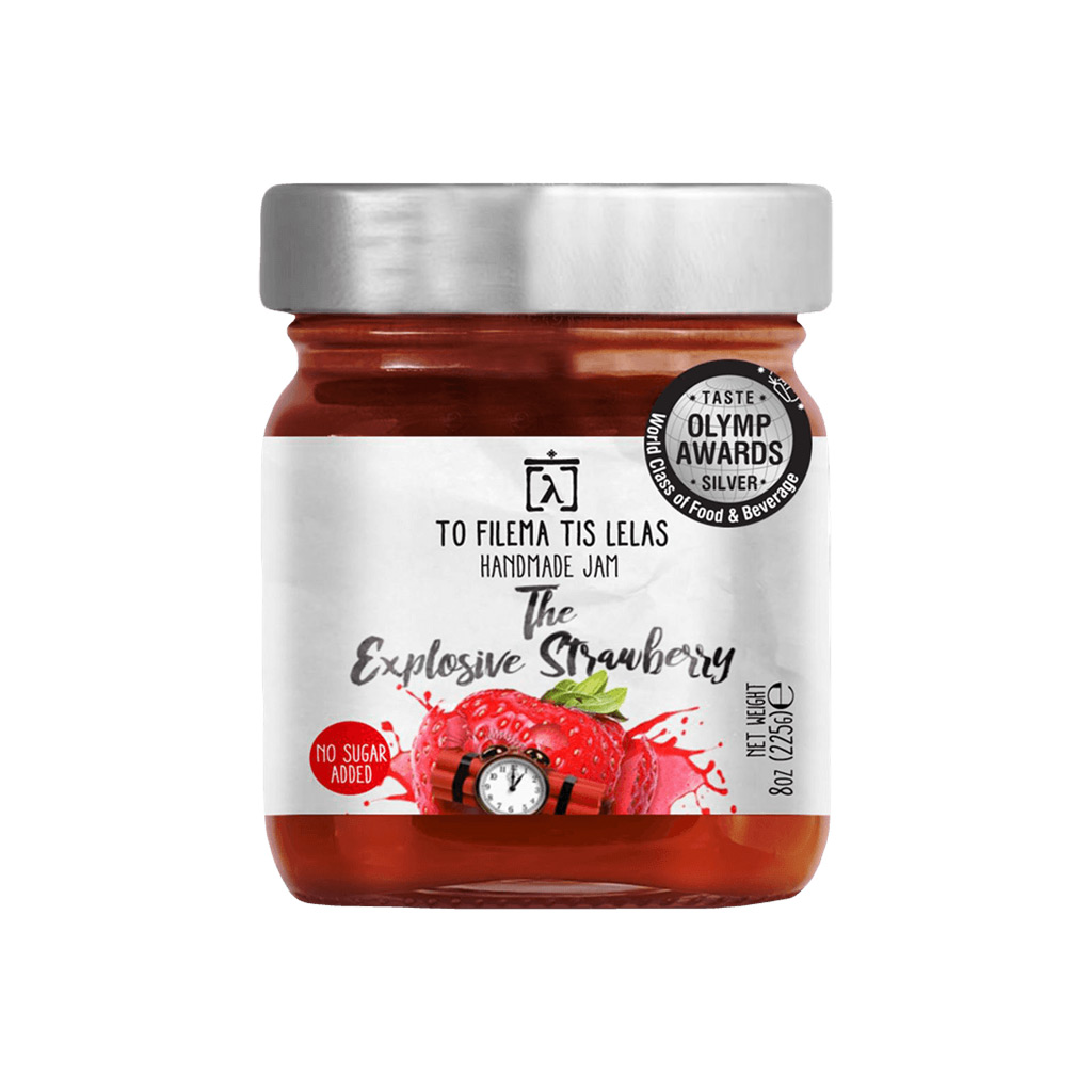 To Filema Tis Lelas The Explosive Strawberry Μαρμελάδα Φράουλα Χωρίς Ζάχαρη