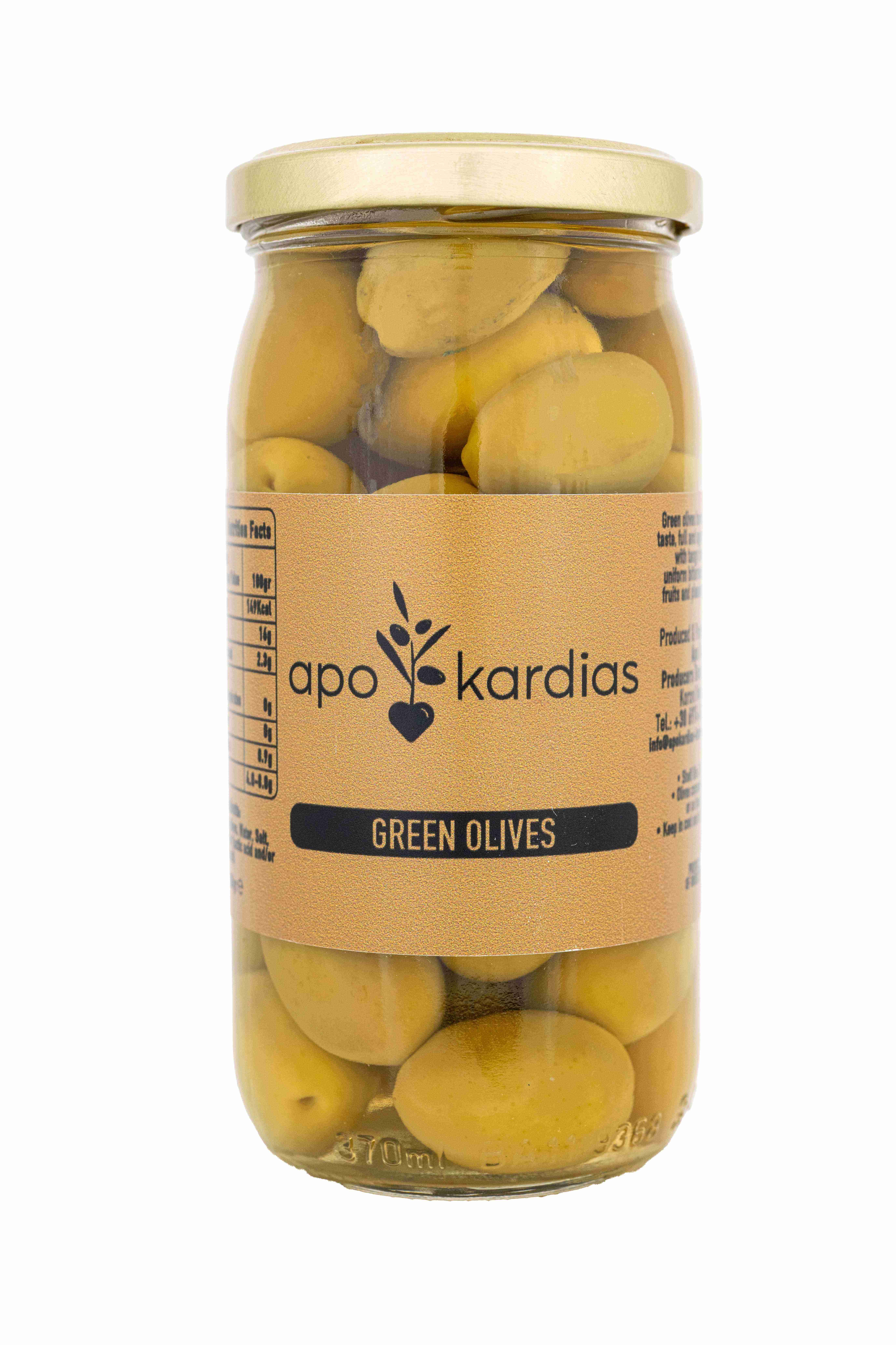 Green olives in brine 200 g