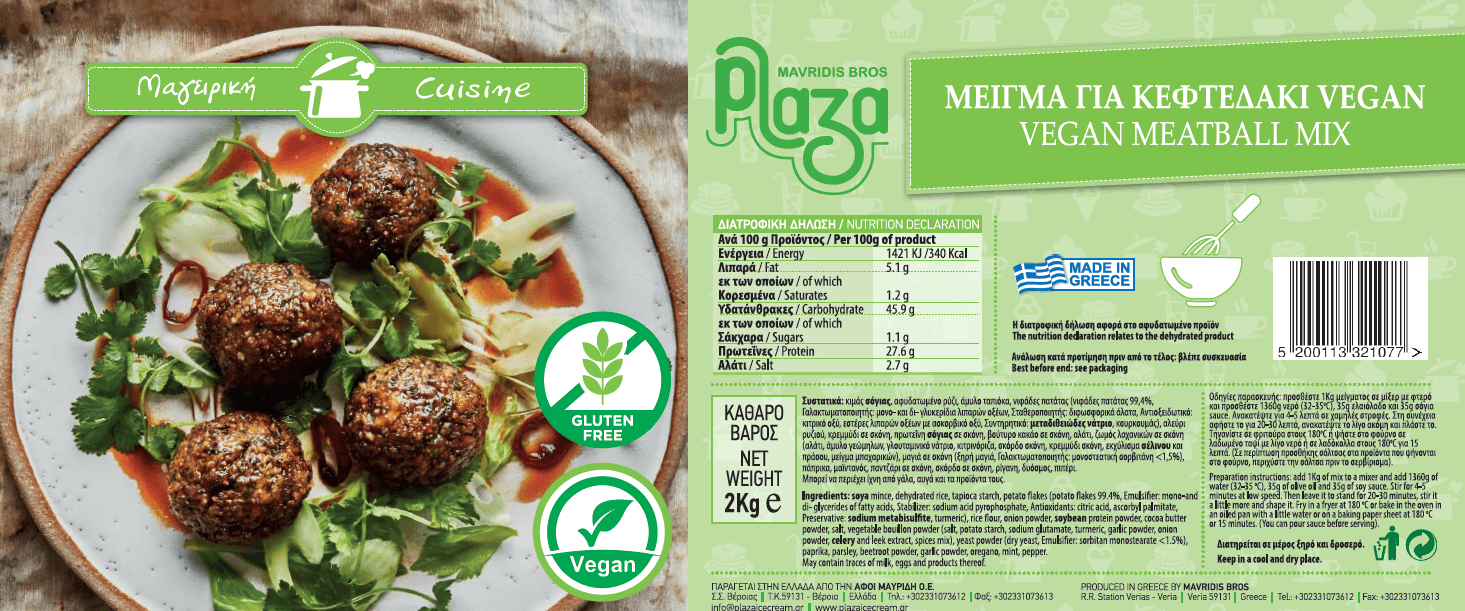 VEGAN MIX FOR MEATBALLS