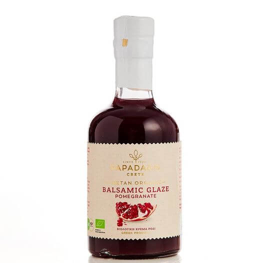Οrganic balsamic glaze pomegranate Οrganic balsamic glaze pomegranate