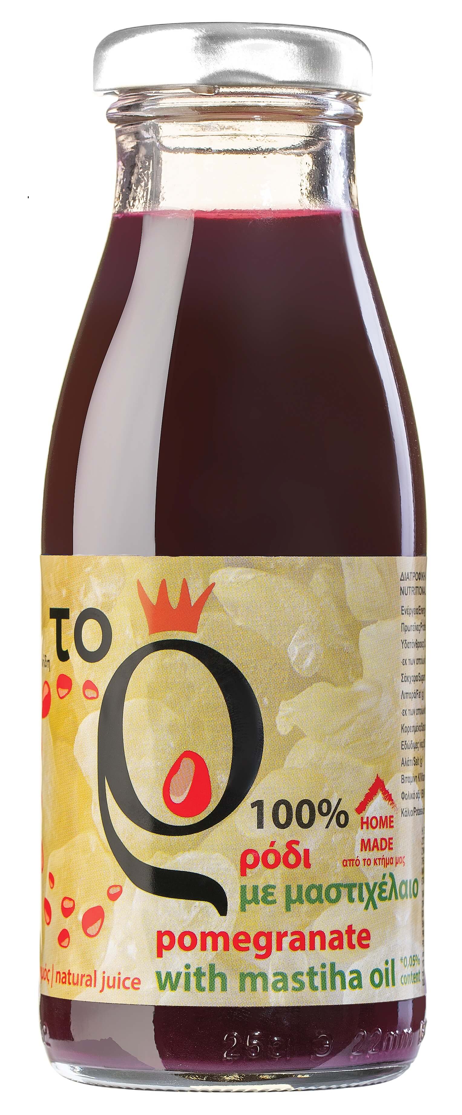 ΦΥΣΙΚΟΣ ΧΥΜΟΣ ΡΟΔΙ ΜΕ ΜΑΣΤΙΧΕΛΑΙΟ Το ρ