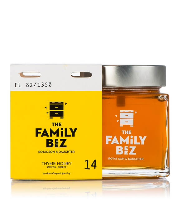 Organic thyme honey 250g, 460g