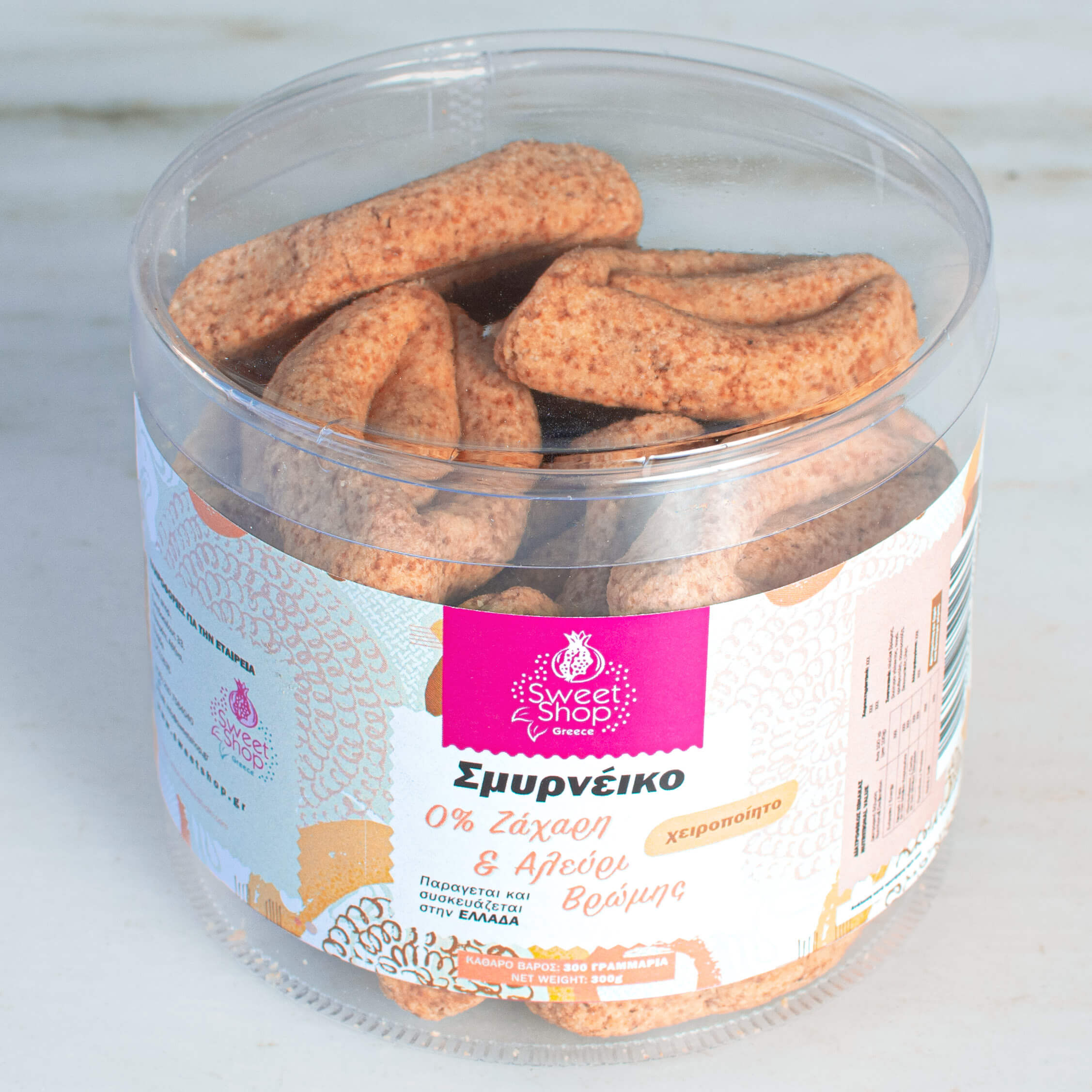 SMIRNEIKO OATMEAL BISCUITS 0% SUGAR