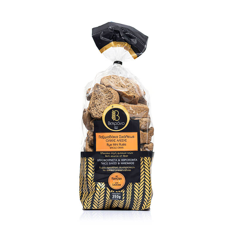 Rye Mini Rusks Whole Grain