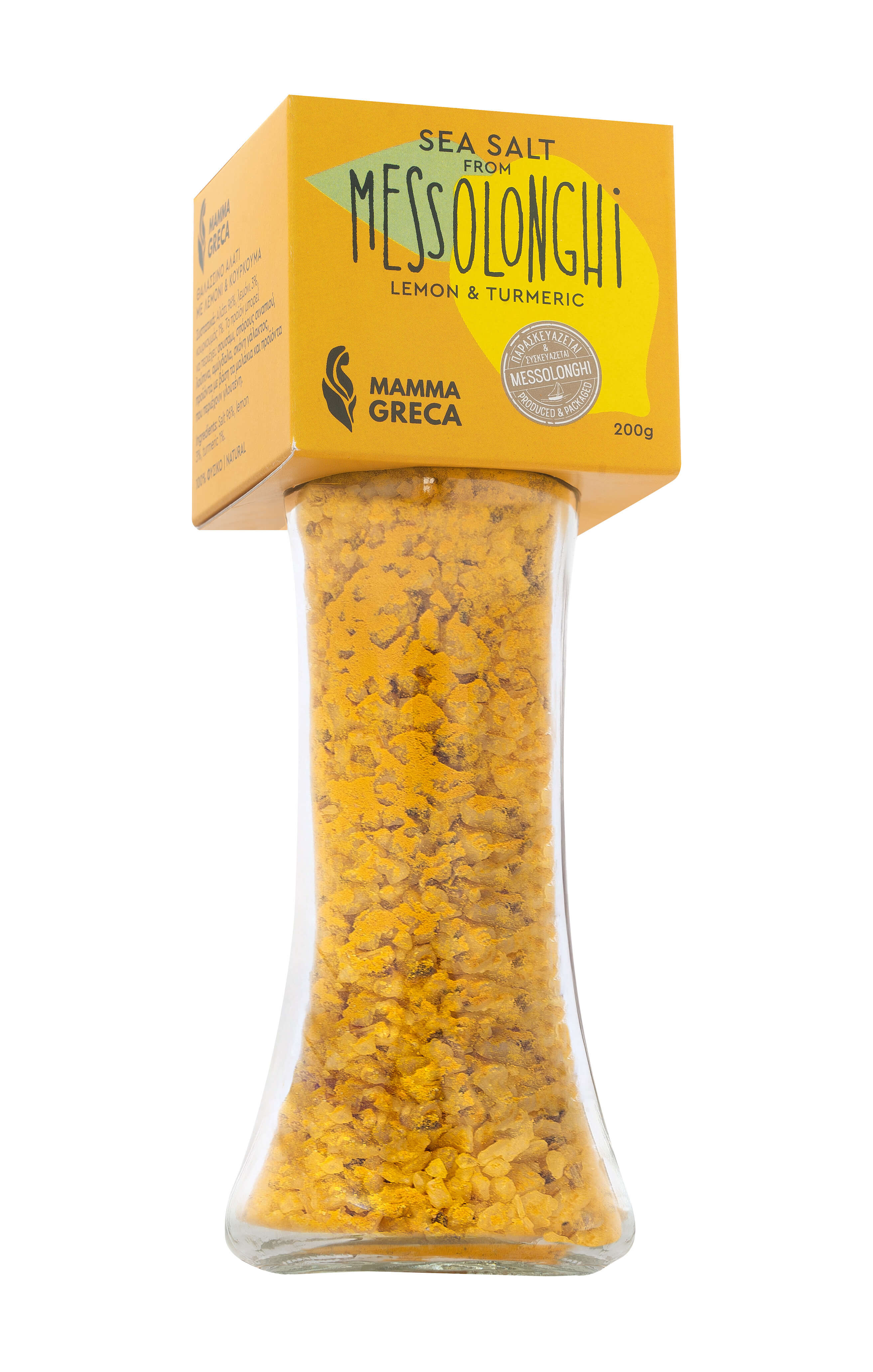 Sea salt from Messolonghi with lemon & turmeric