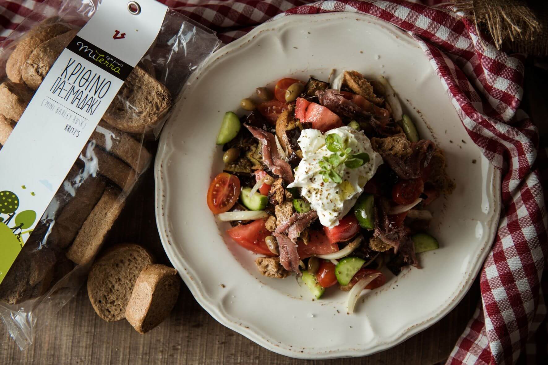 Κρίθινο παξιμαδάκι  ''MITERRA - ΓΗ ΜΟΥ''