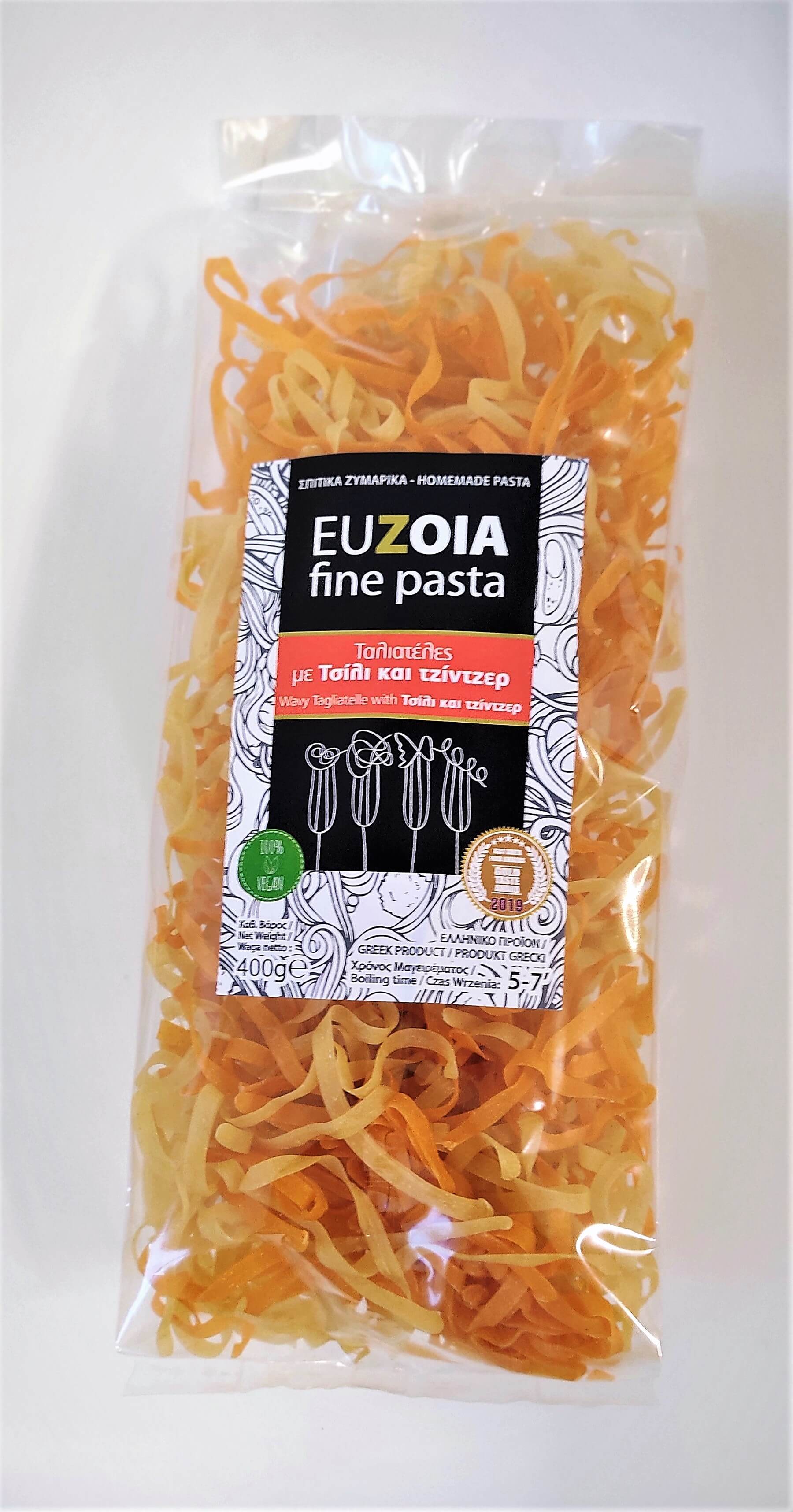 Tagliatelle pasta with Chili&Ginger, 400gr