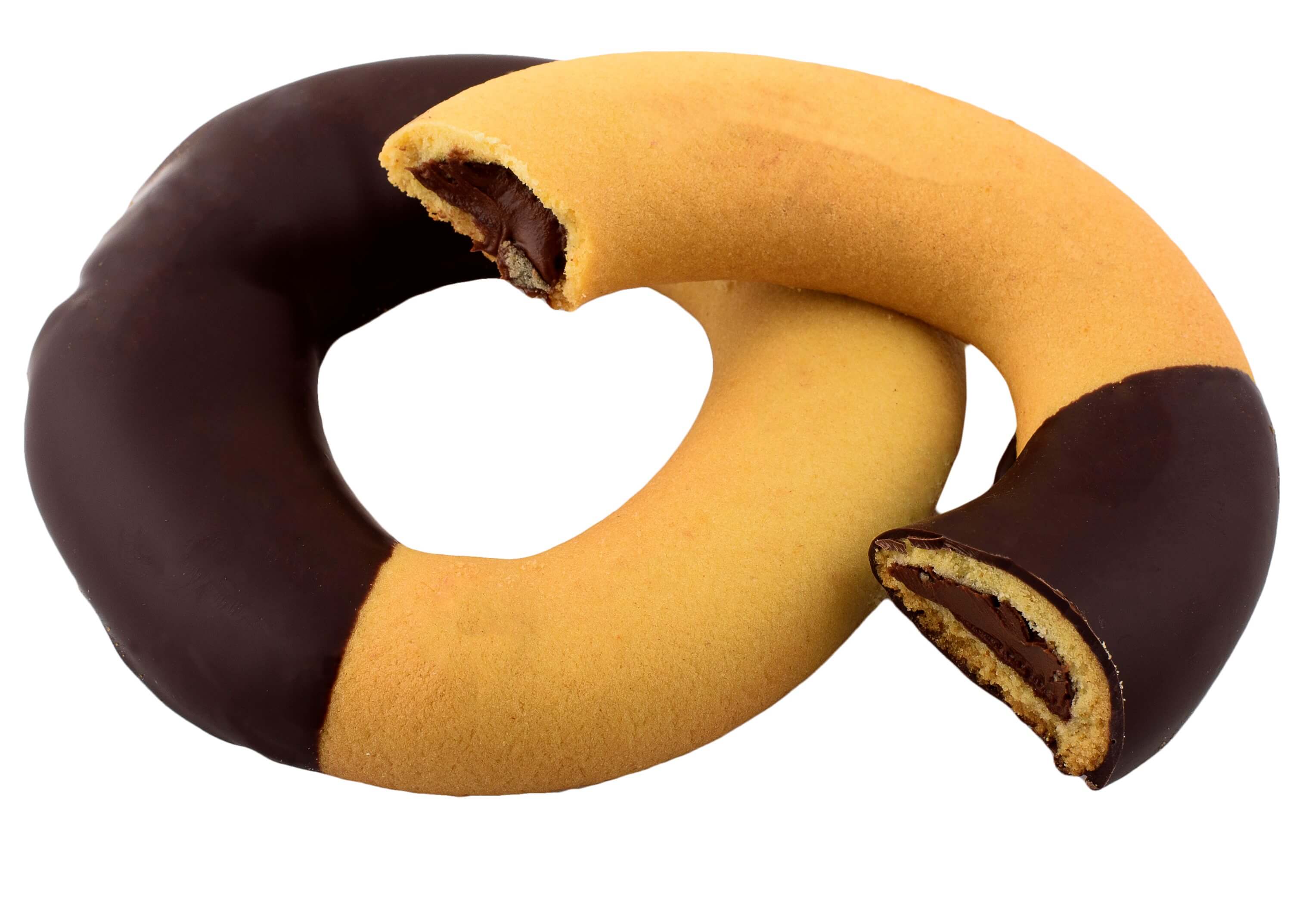 Stuffed cookies "hooped shaped" sugar free