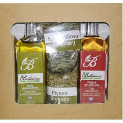Gift Package Extra Virgin Olive Oil - Ouzo - Vinegar