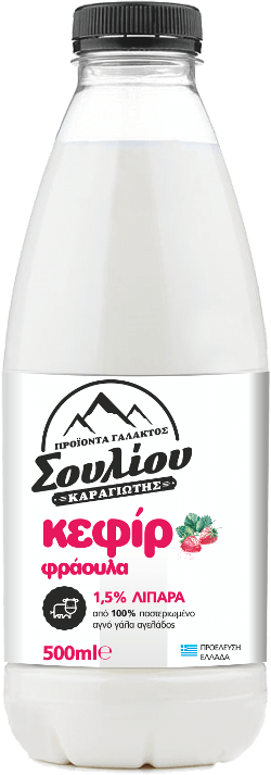 Κεφίρ με φράουλα