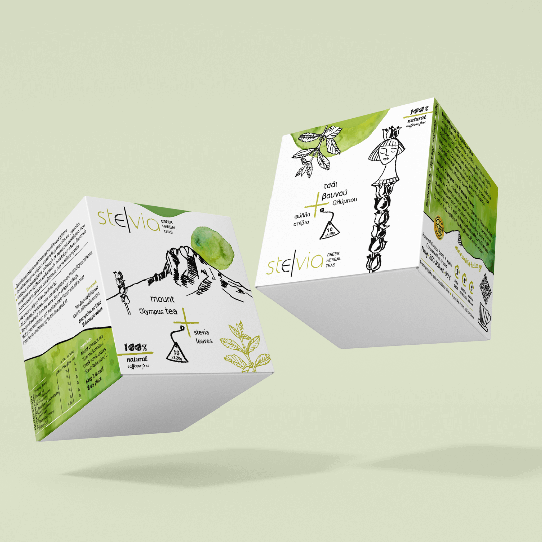 Τσάι Βουνού Ολύμπου & φύλλα στέβια