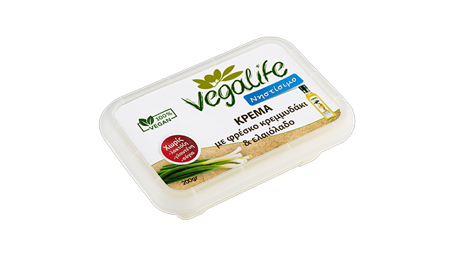 Vegalife spread με φρέσκο κρεμμυδάκι & ελαιόλαδο