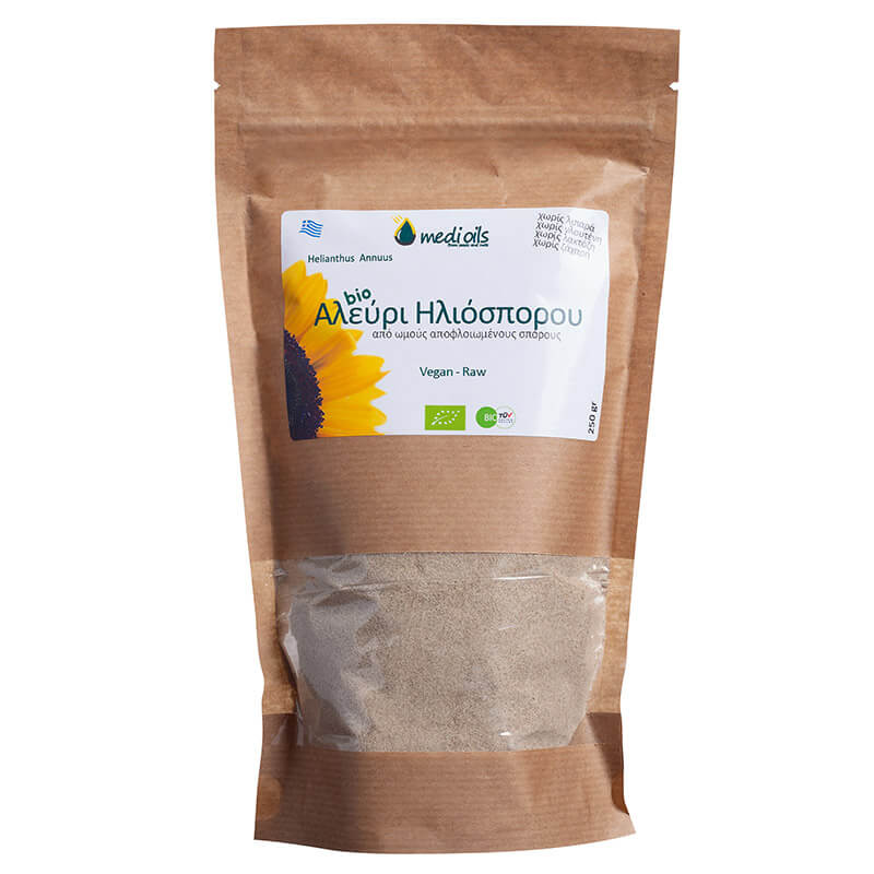 Αλεύρι Ηλιόσπορου bio, 250gr, Ωμό σπόρο