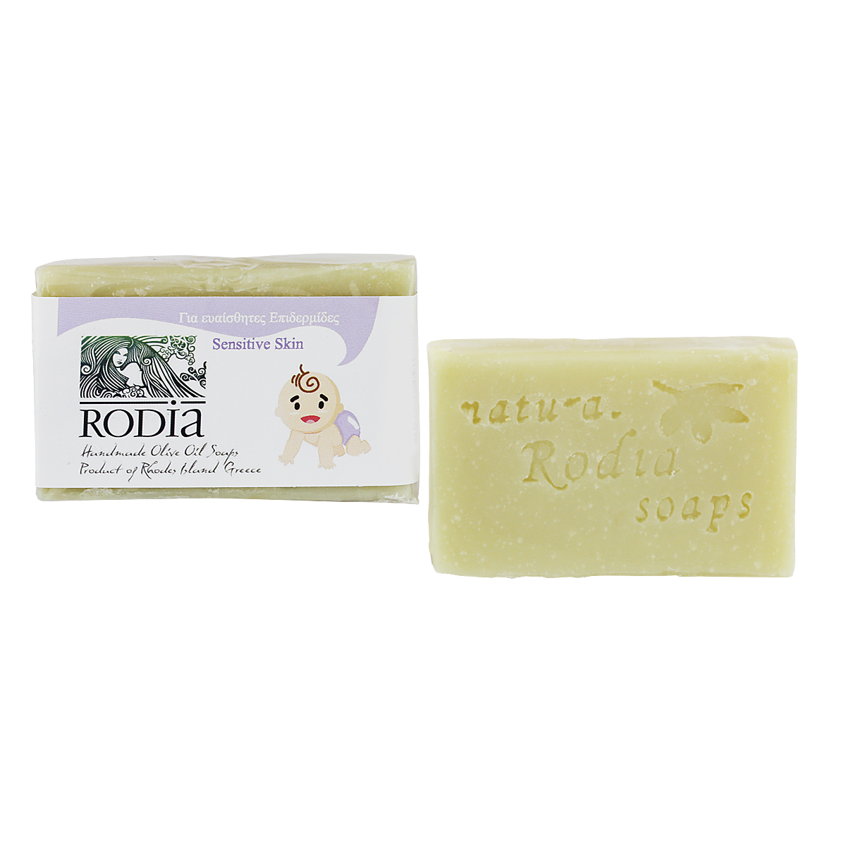 Olive oil soap for sensitive skin. (baby soaps)